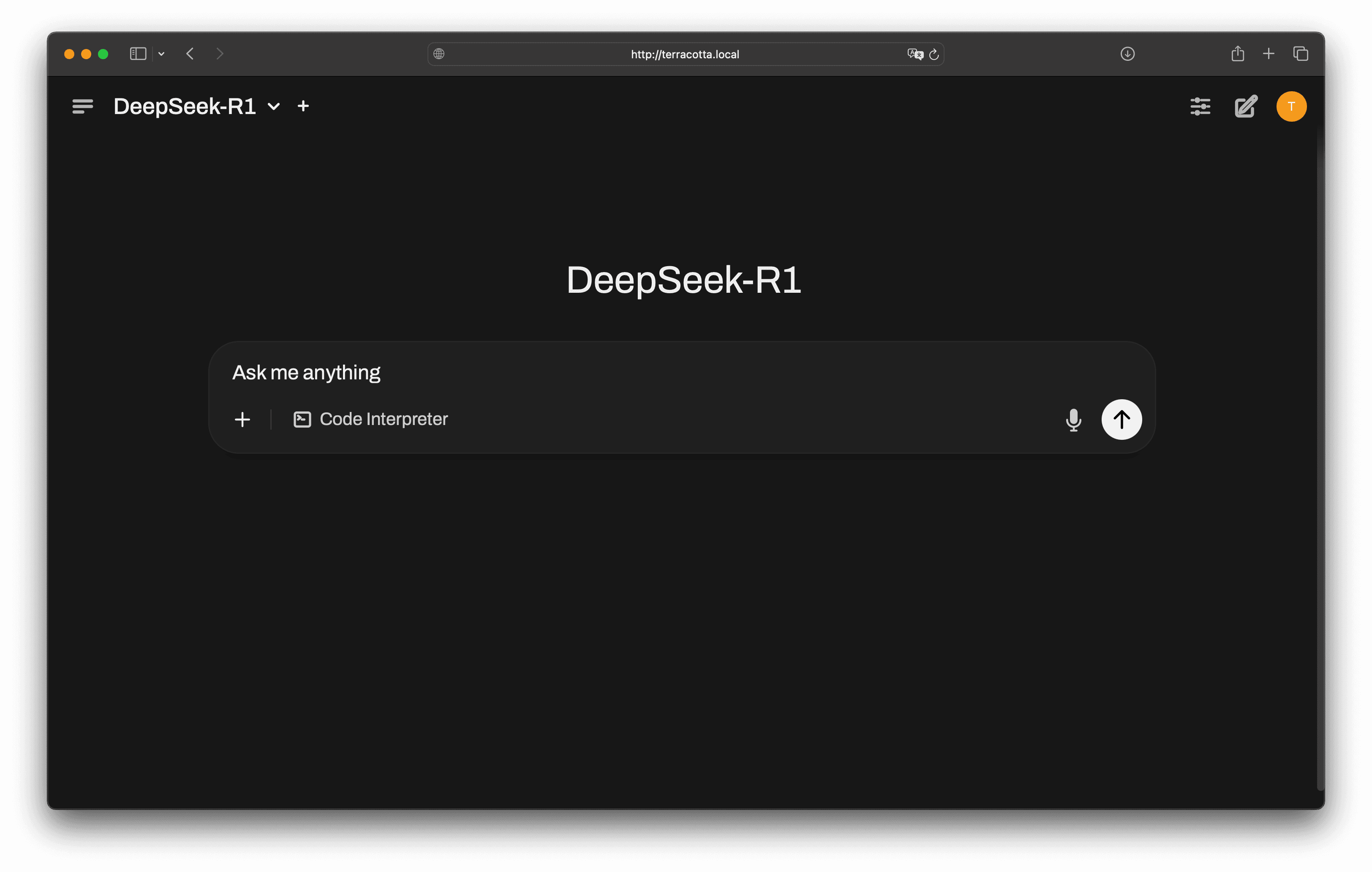 app screen